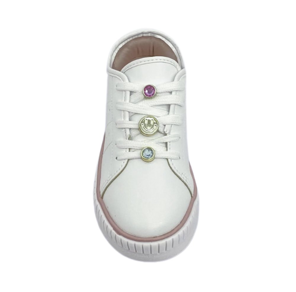 MOLEKINHA TENIS INF FEM Branco/Rosa 3