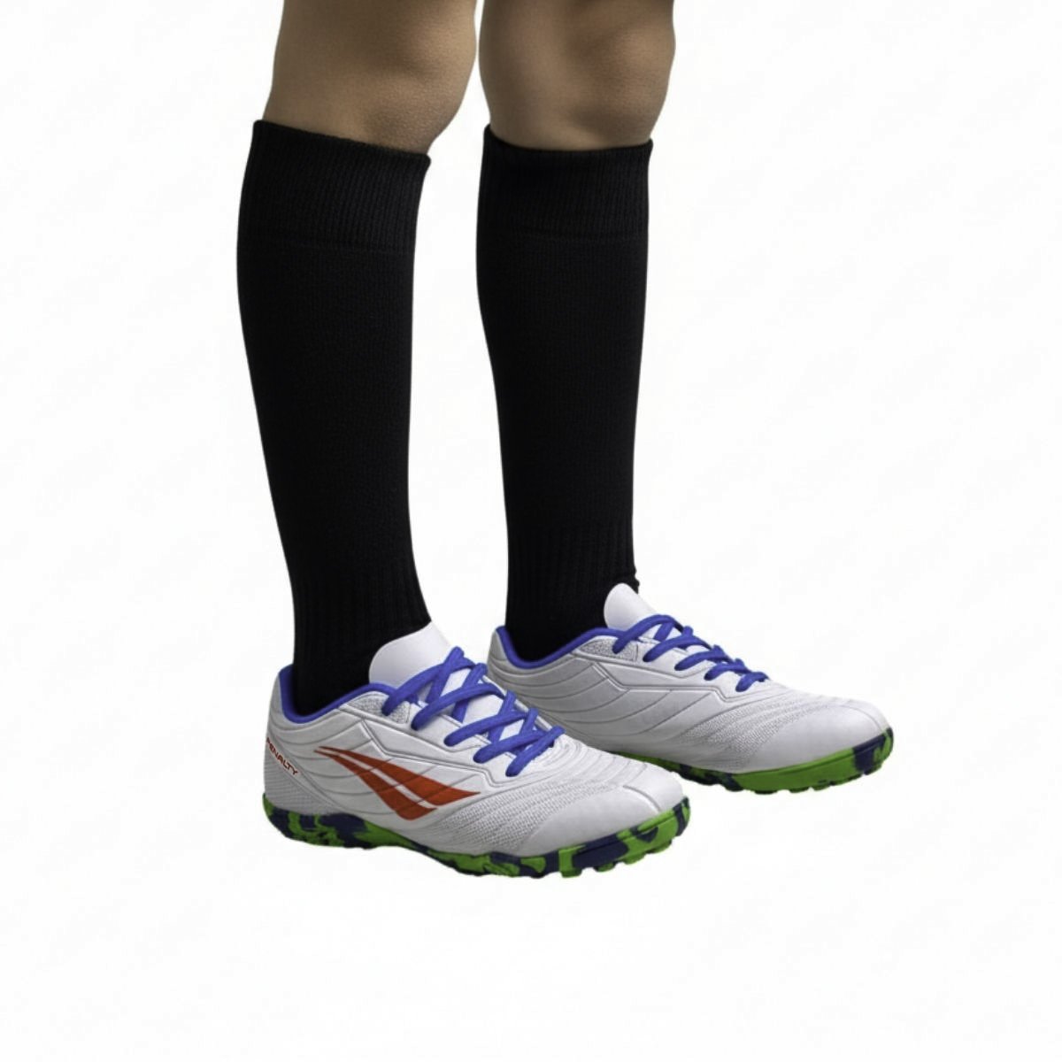 Chuteira Matis Society Penalty Infantil Menino 246241 Branco Branco 2