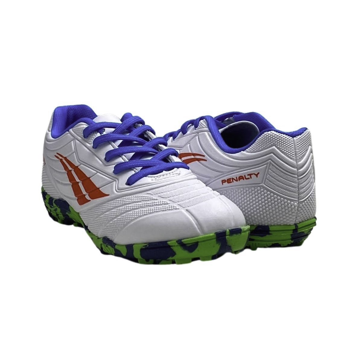 Chuteira Matis Society Penalty Infantil Menino 246241 Branco Branco 5