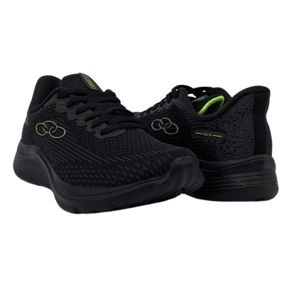 OLYMPIKUS TENIS INF MASC Preto/Verde 4