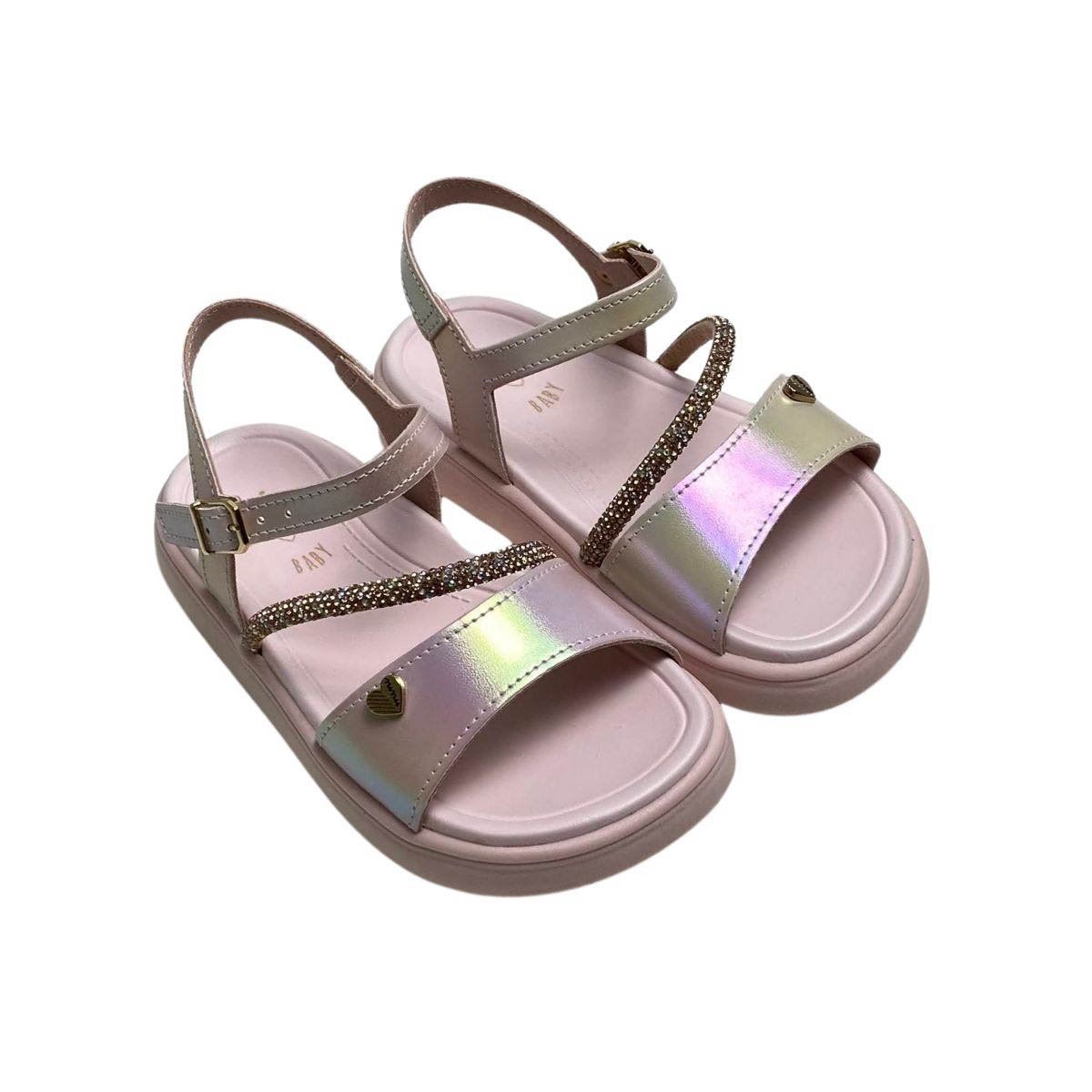 Sandália Mini Sua Cia Infantil Menina 705100721 Rosa Claro Rosa 4