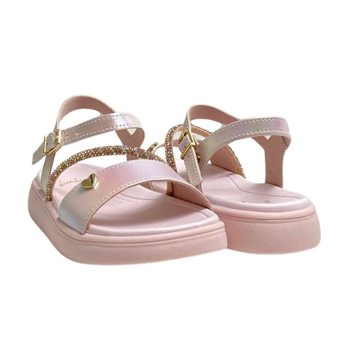 Sandália Mini Sua Cia Infantil Menina 705100721 Rosa Claro Rosa 5