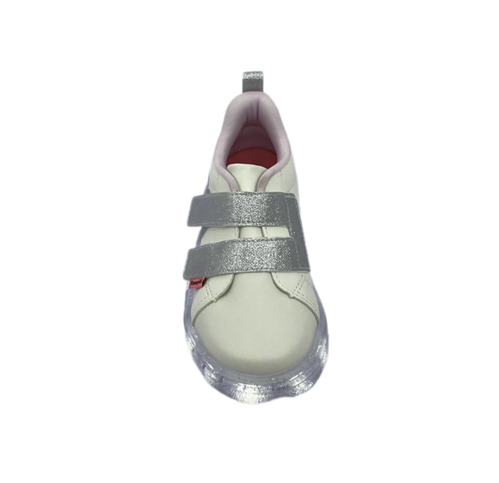 PAMPILI TENIS INF FEM Branco/Prata 3