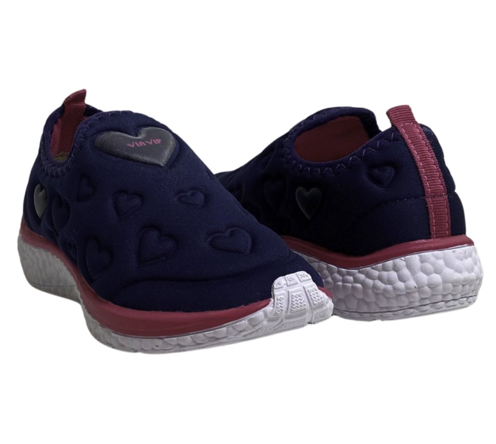 VIA VIP TENIS INF FEM Marinho/Pink 4