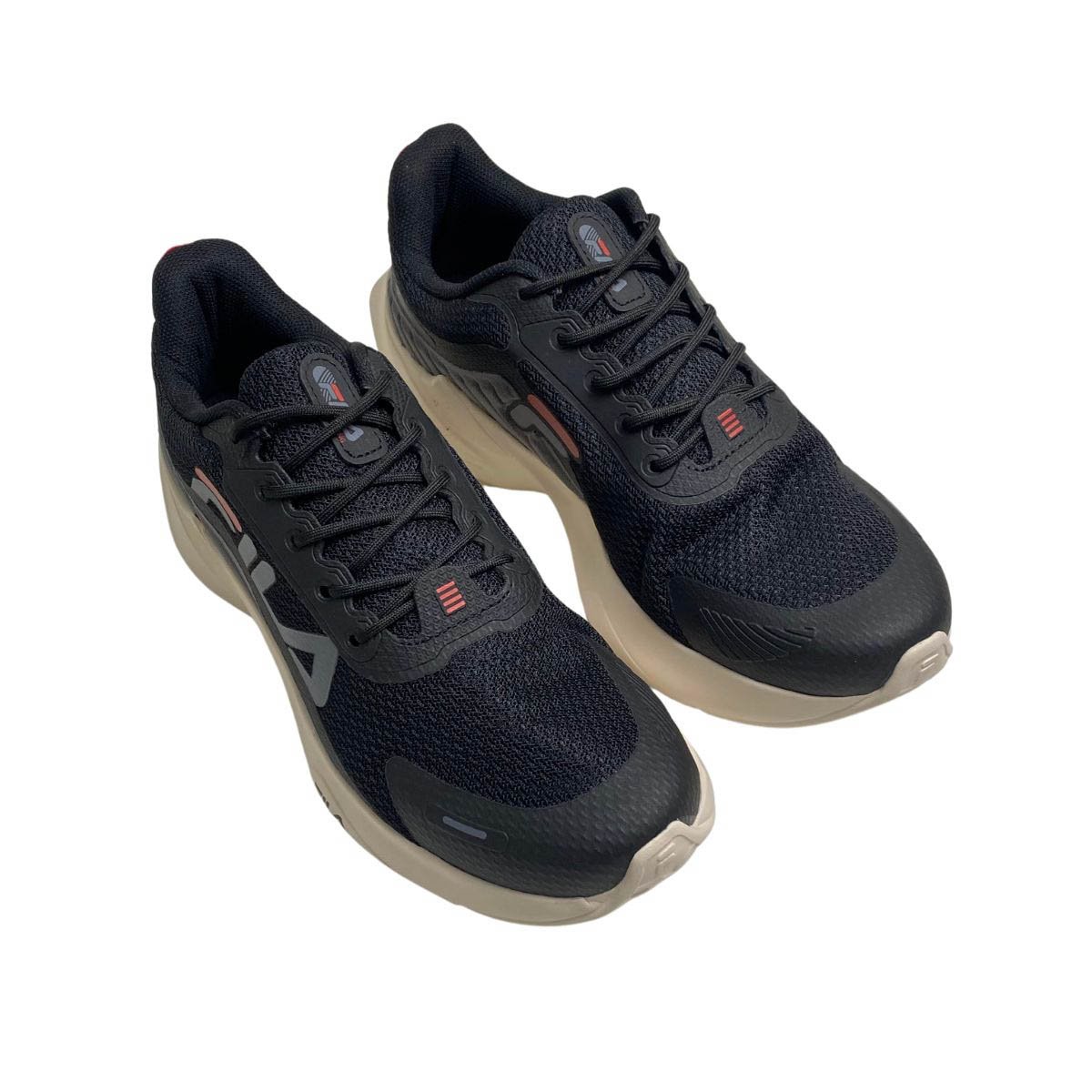 Tênis Esportivo Fila Masculino FO1TR00044 Preto Preto 4