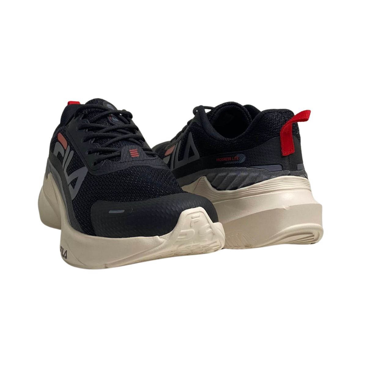 Tênis Esportivo Fila Masculino FO1TR00044 Preto Preto 5