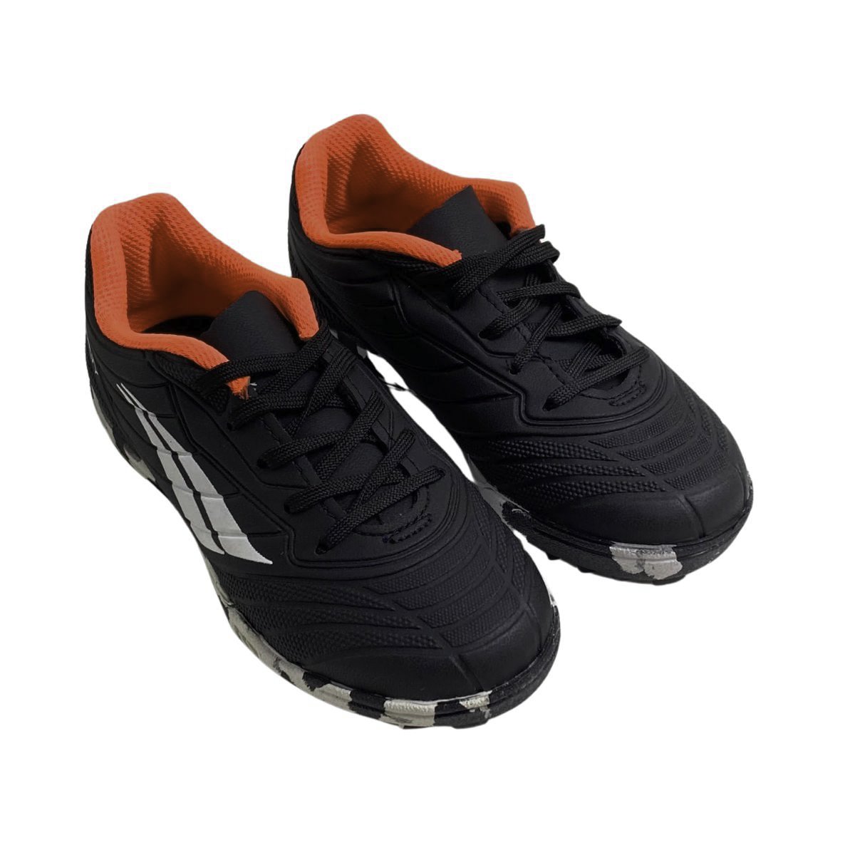 Chuteira Matis Society Penalty Infantil Menino 246241 Preto/Coral Preto 4