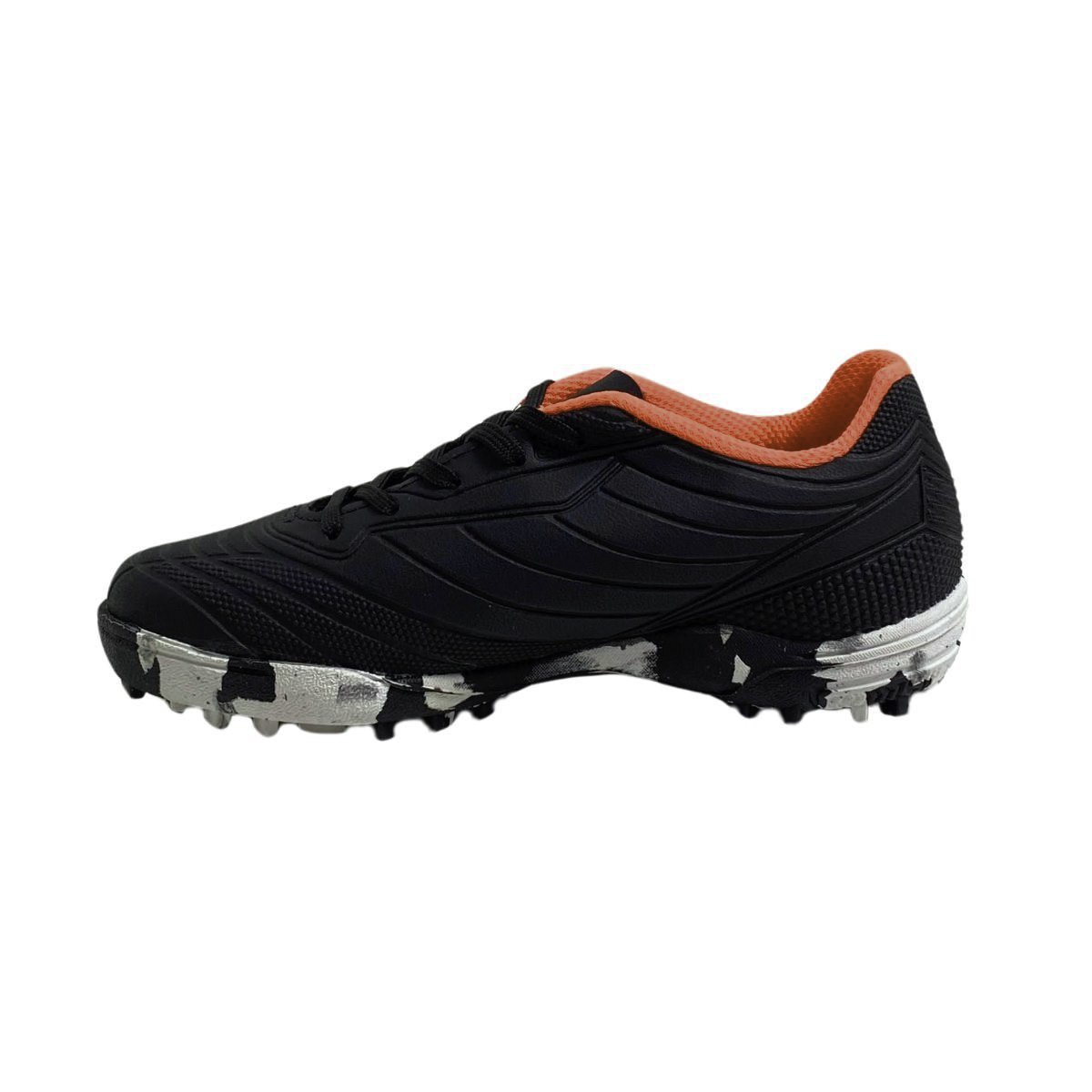 Chuteira Matis Society Penalty Infantil Menino 246241 Preto/Coral Preto 3