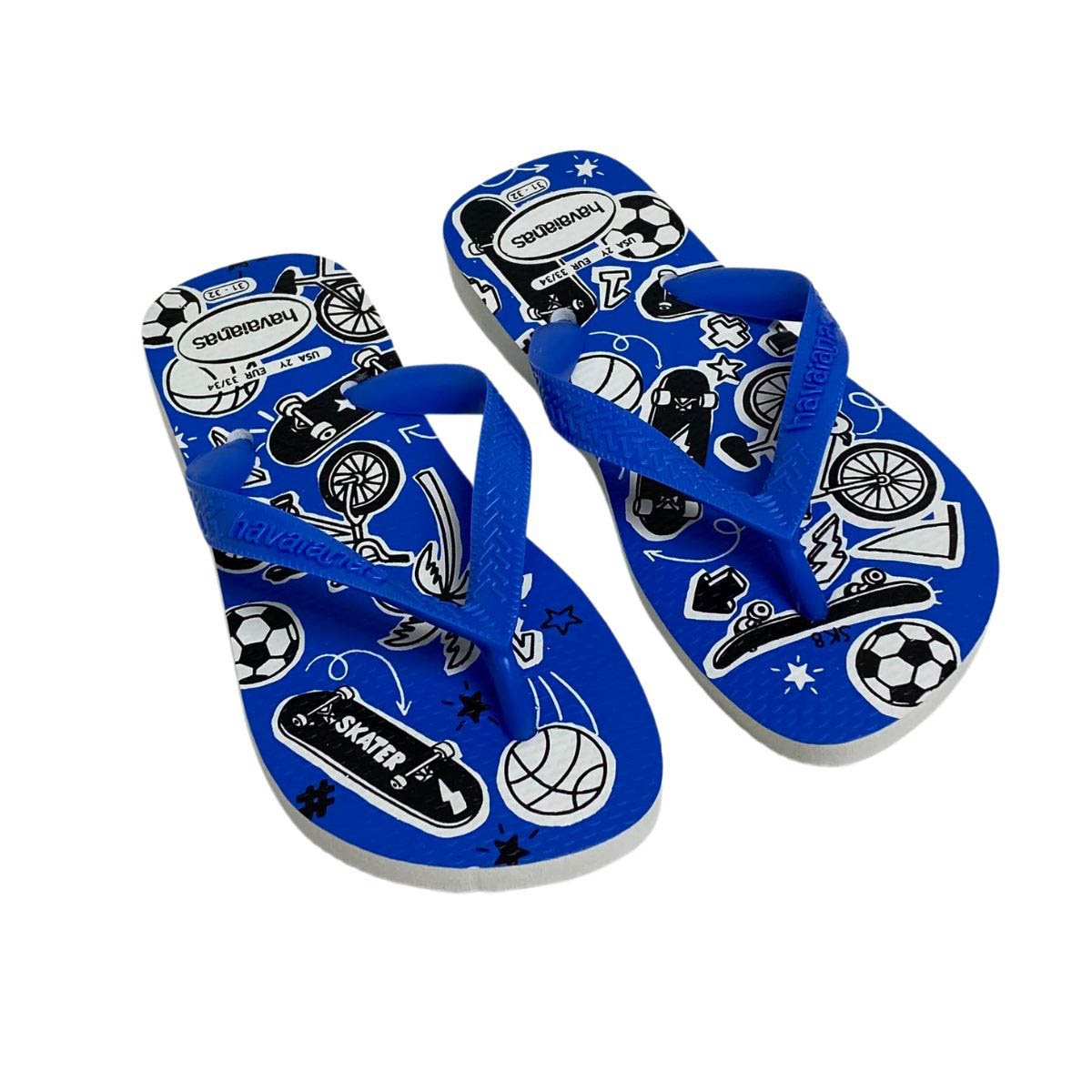 Chinelo Havaianas Infantil Menino 4127273 Azul Azul 4