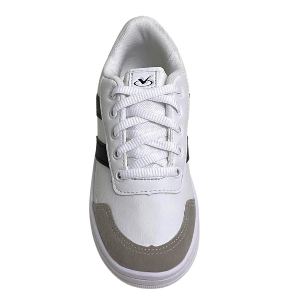 VIA VIP TENIS INF MASC Branco/Preto 3