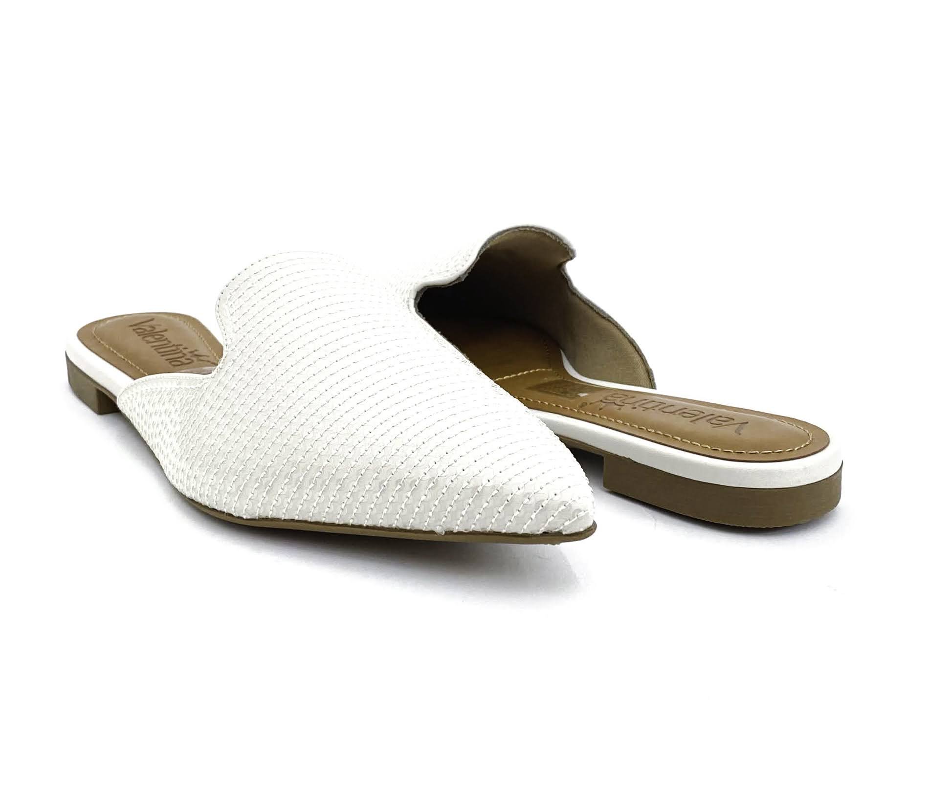 VALENTINA MULE FEM Off White 4