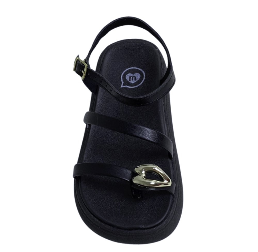 MOLEKINHA SANDALIA INF FEM Preto 3