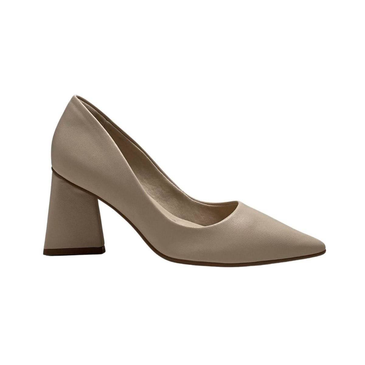 Scarpin Bebecê Feminino T7024261 Creme Bege 2