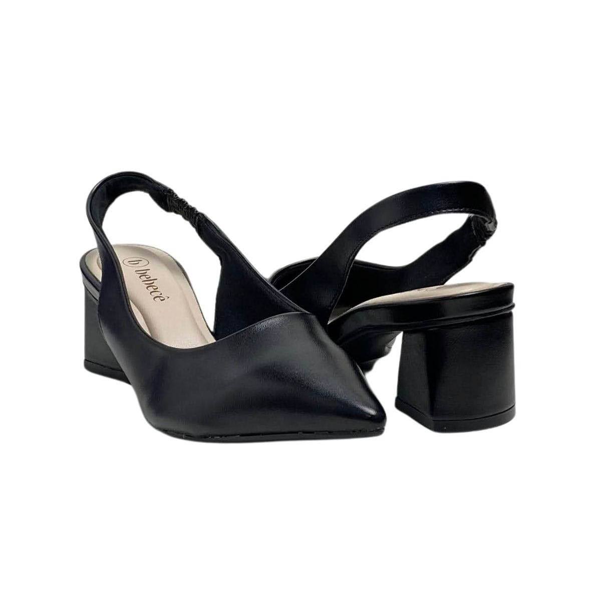 Sapato Bebecê Feminino T3838559 Preto Preto 6