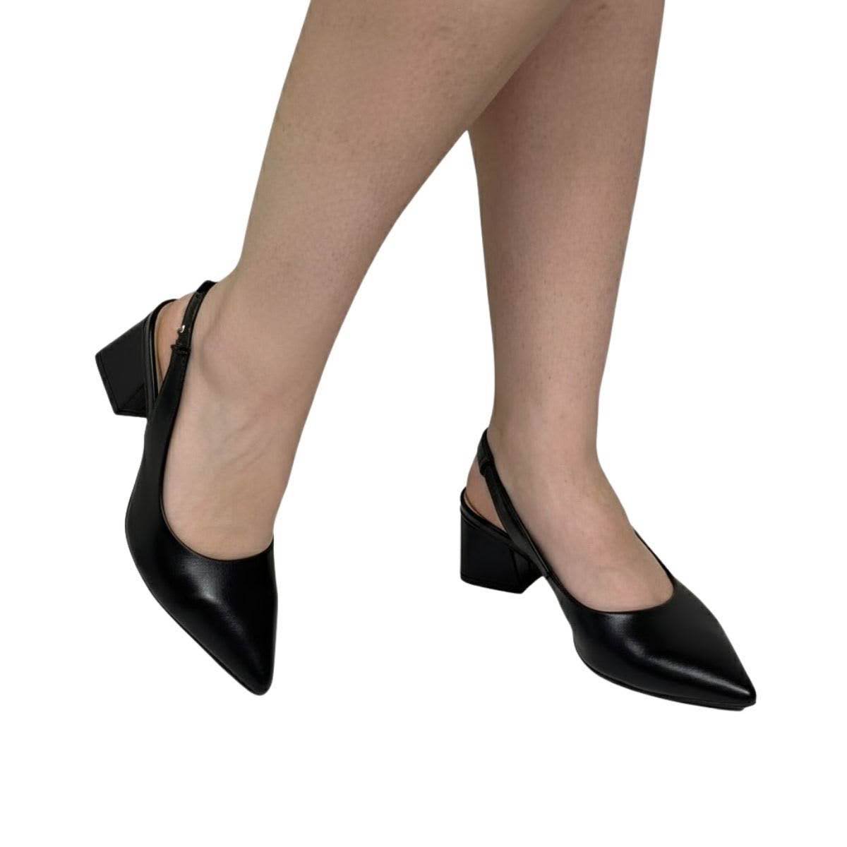 Sapato Bebecê Feminino T3838559 Preto Preto 2