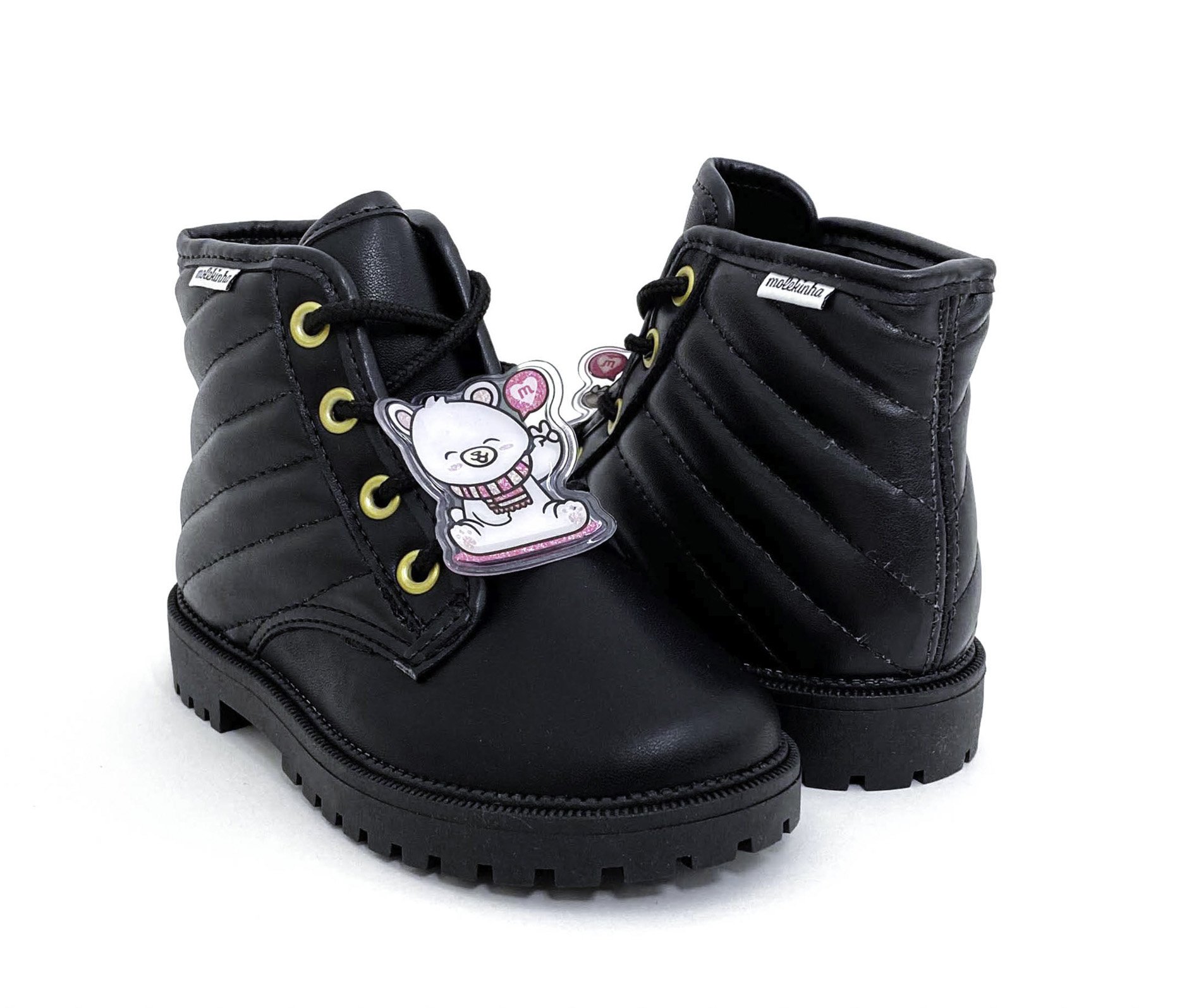 MOLEKINHA COTURNO INF FEM Preto 4