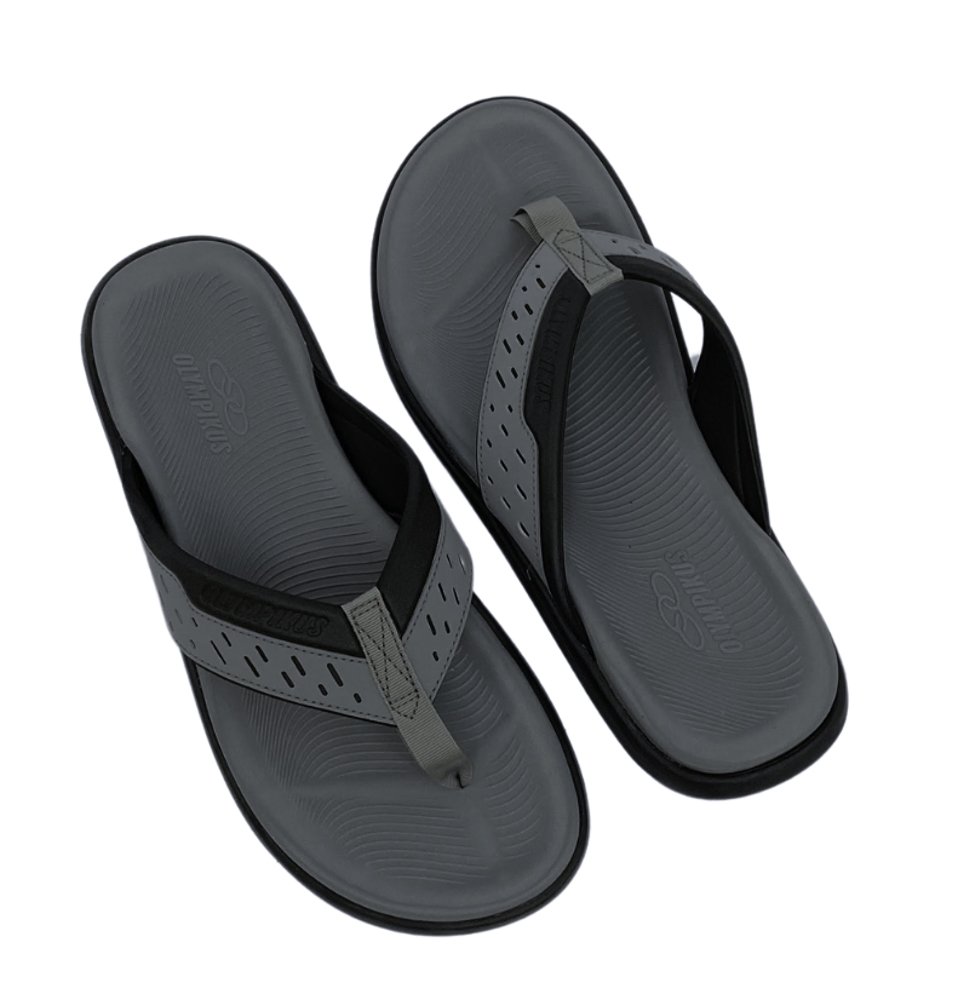 OLYMPIKUS CHINELO MASC Cinza/Preto 4