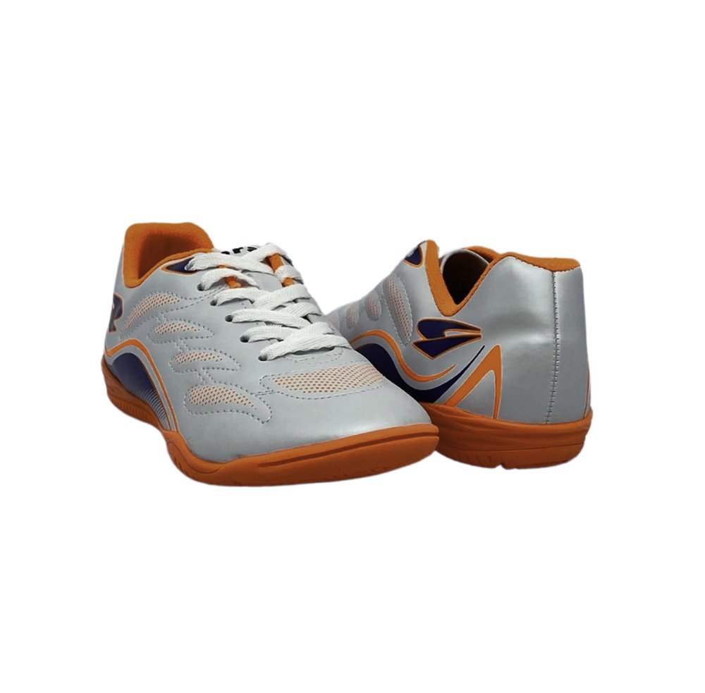 DRAY TENIS FUTSAL INF MASC Cinza/Laranja 4