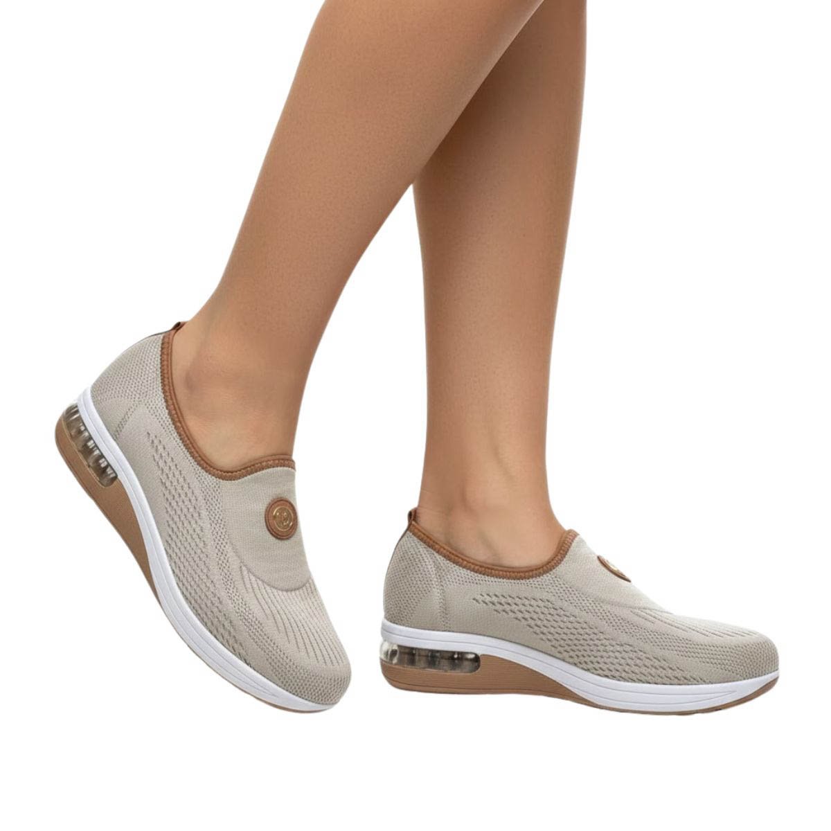 Tênis Modare Feminino 7320217 Bege Bege 2