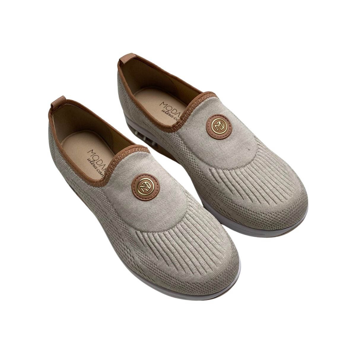 Tênis Modare Feminino 7320217 Bege Bege 4
