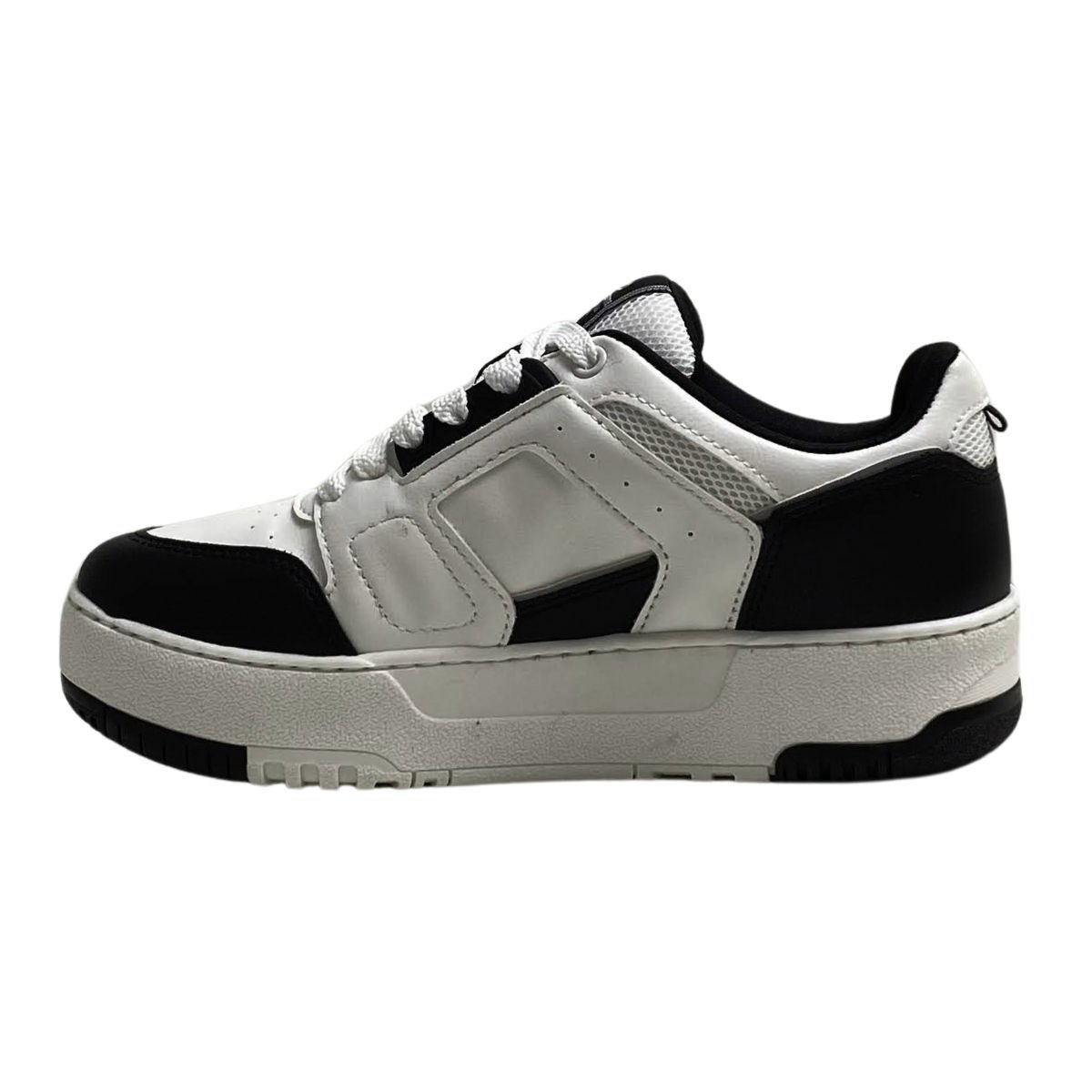 Tênis Casual Via Marte Feminino 305001 Branco Branco/Preto 3