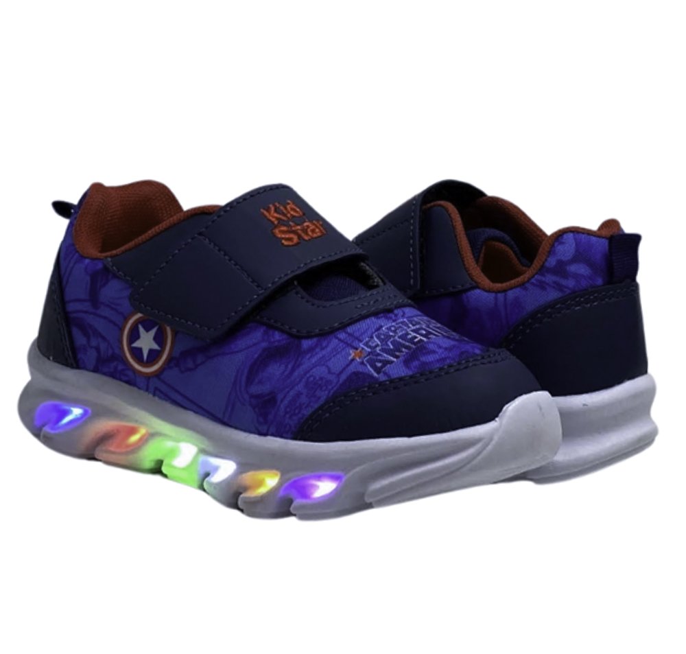 KID STAR TENIS INFANTIL MASC Marinho 4