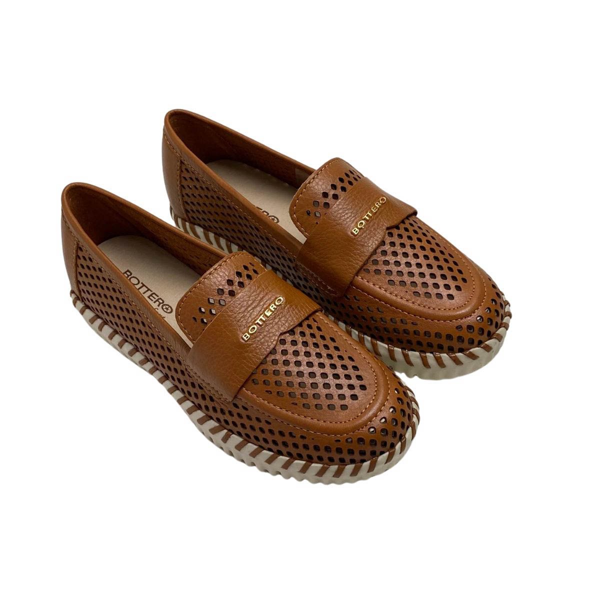 Mocassim Boterro Feminino 374104 Marrom Marrom 4