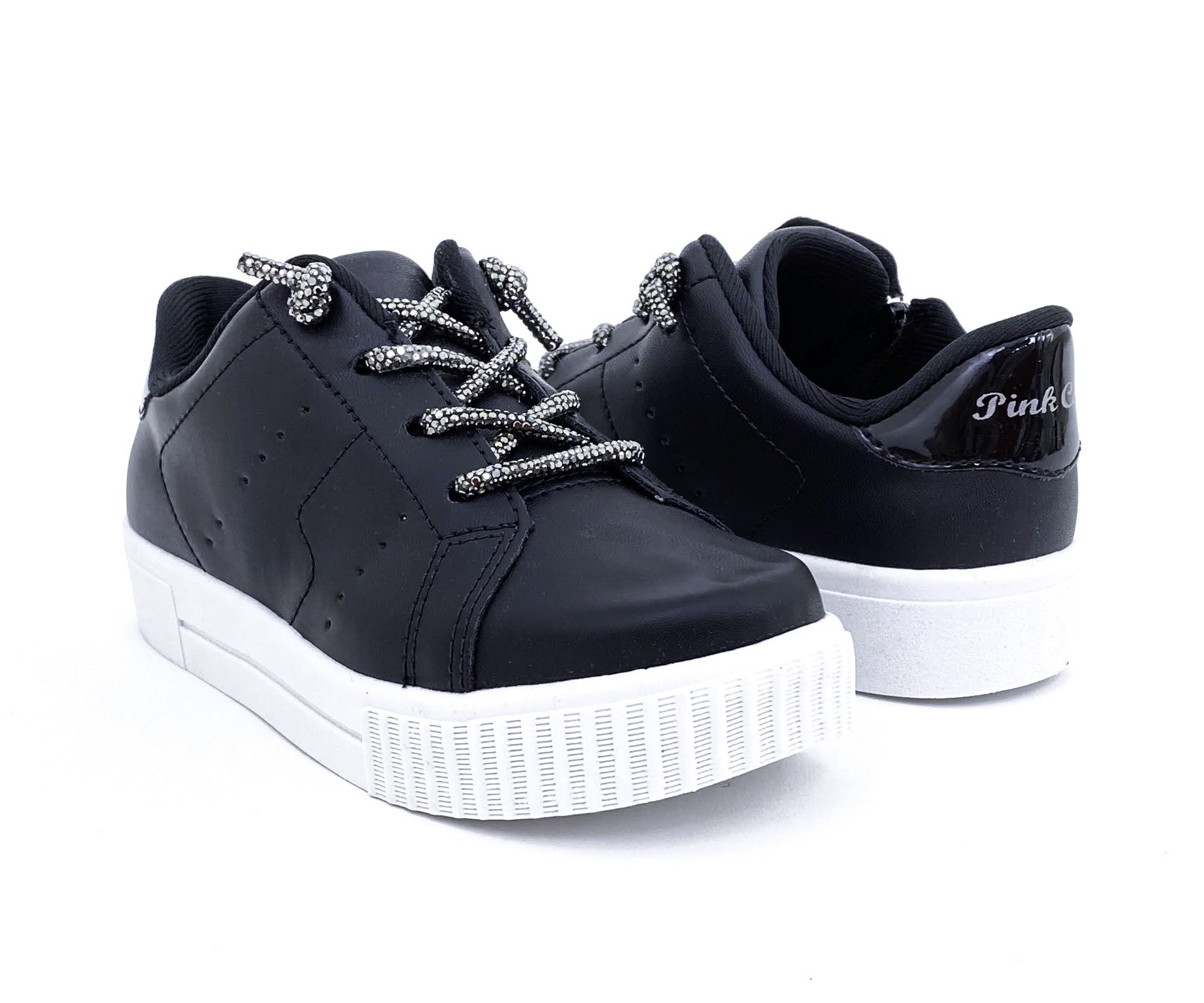 PINK CATS TENIS INF FEM Preto 4