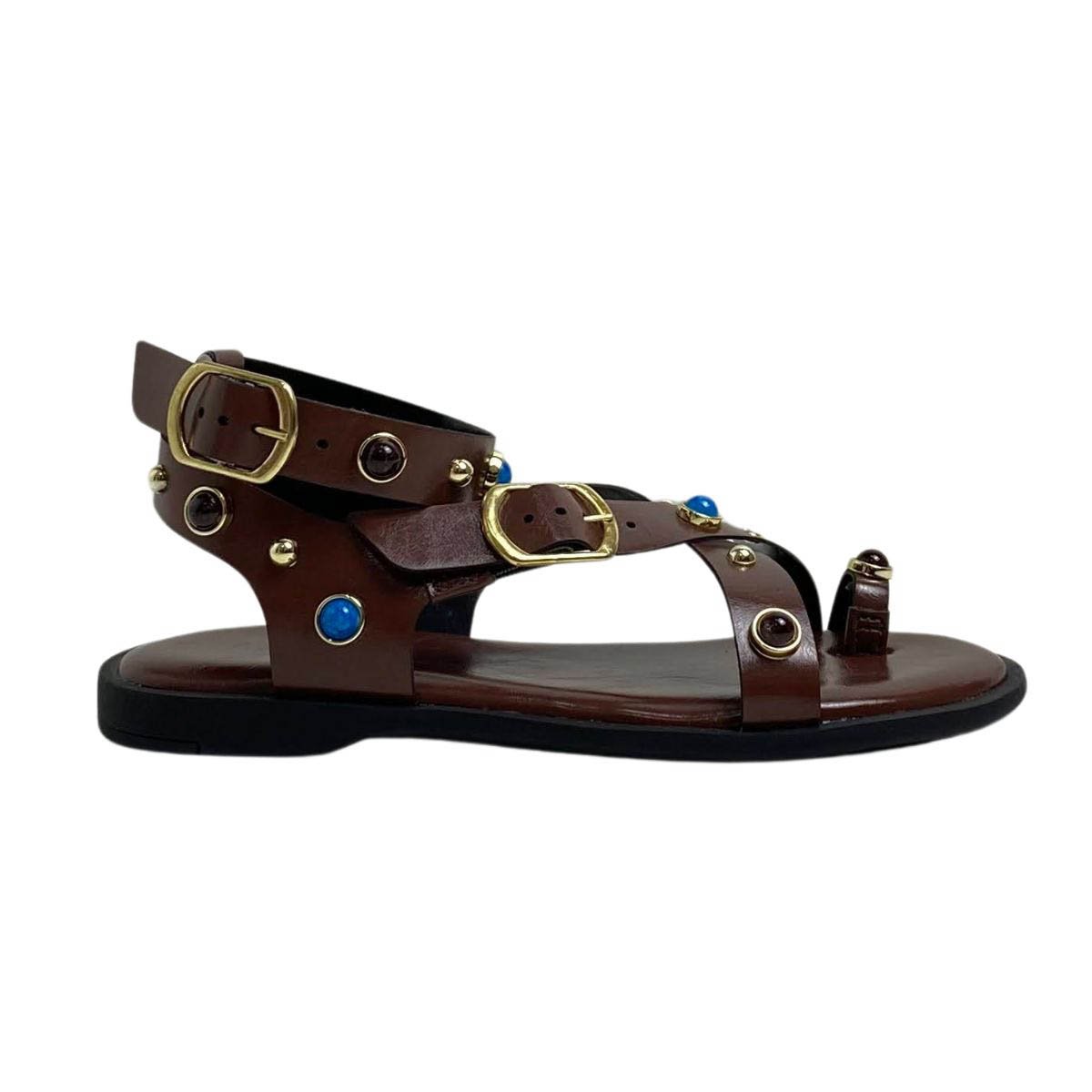 Sandália Azillê Feminina 5046490177 Marrom