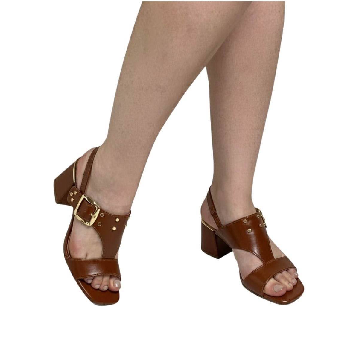 Sandália Bebecê Feminina T6011202 Marrom Marrom 2