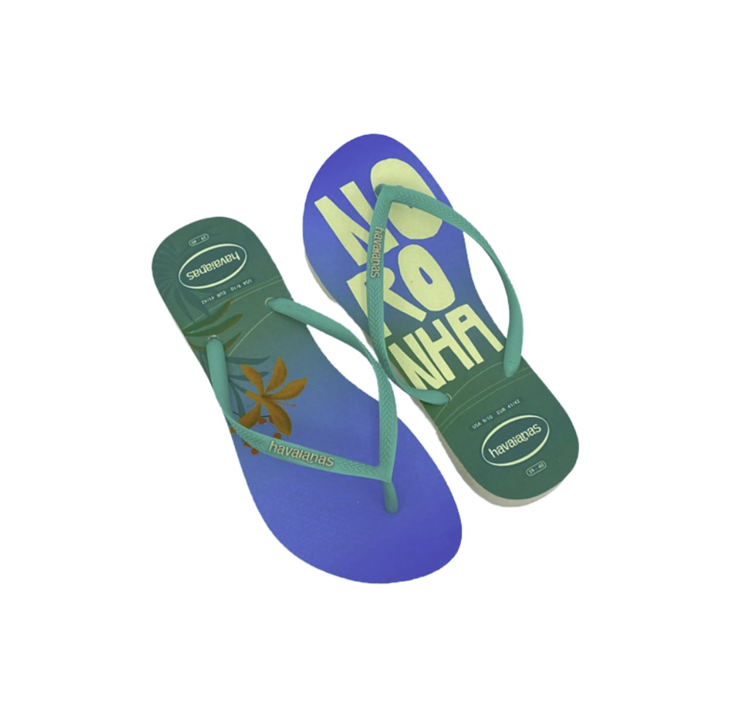 HAVAIANAS CHIN FEM SLIM POSTCARD Verde 4