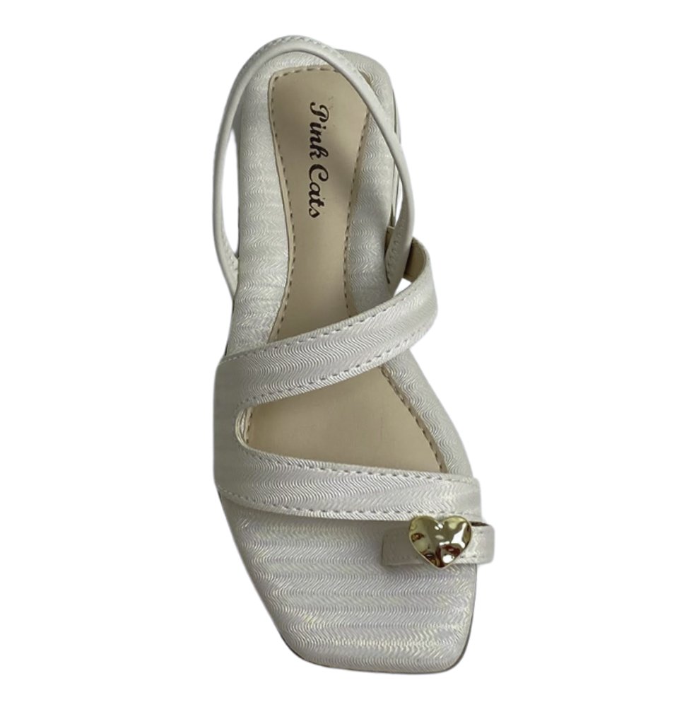 PINK CATS SANDALIA INFANTIL FEM Creme 3
