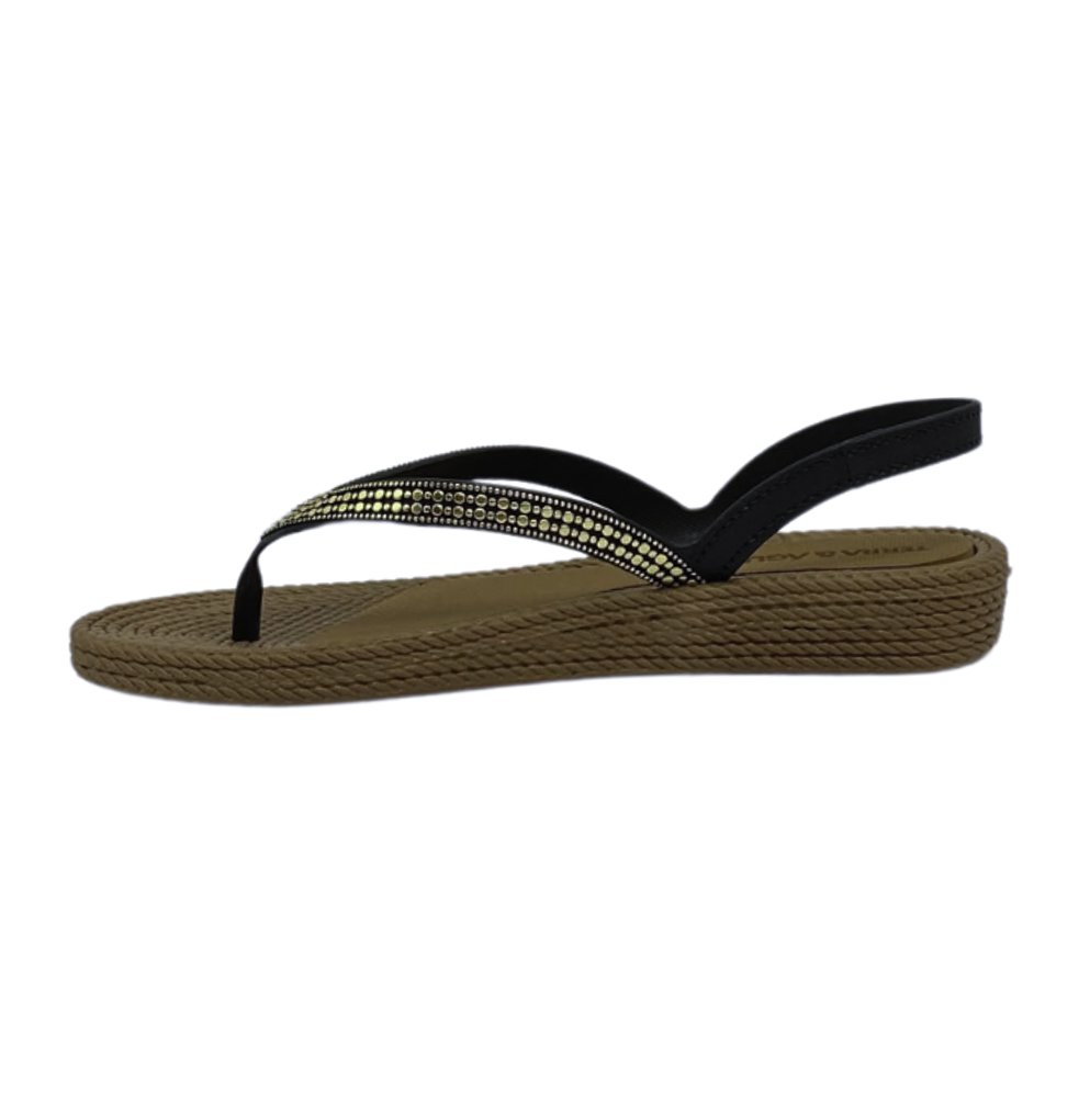 TERRA E AGUA SANDALIA FEM Preto 2