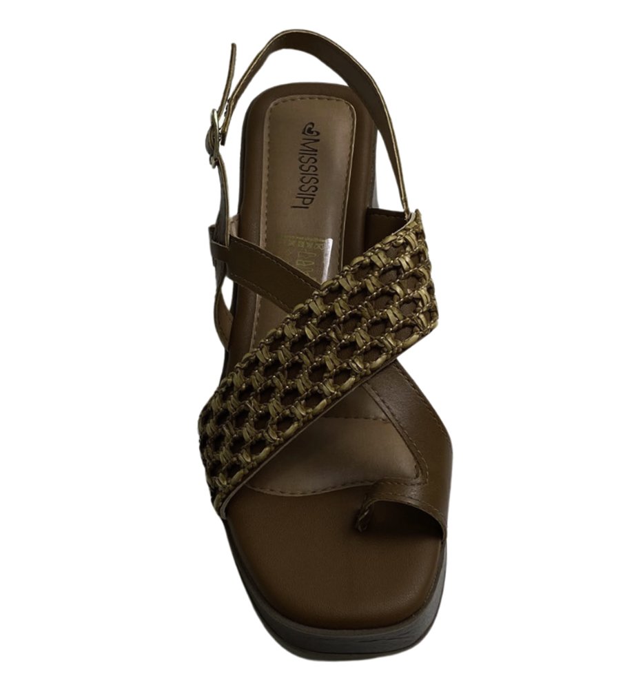 MISSISSIPI SANDALIA FEM Tabaco 3