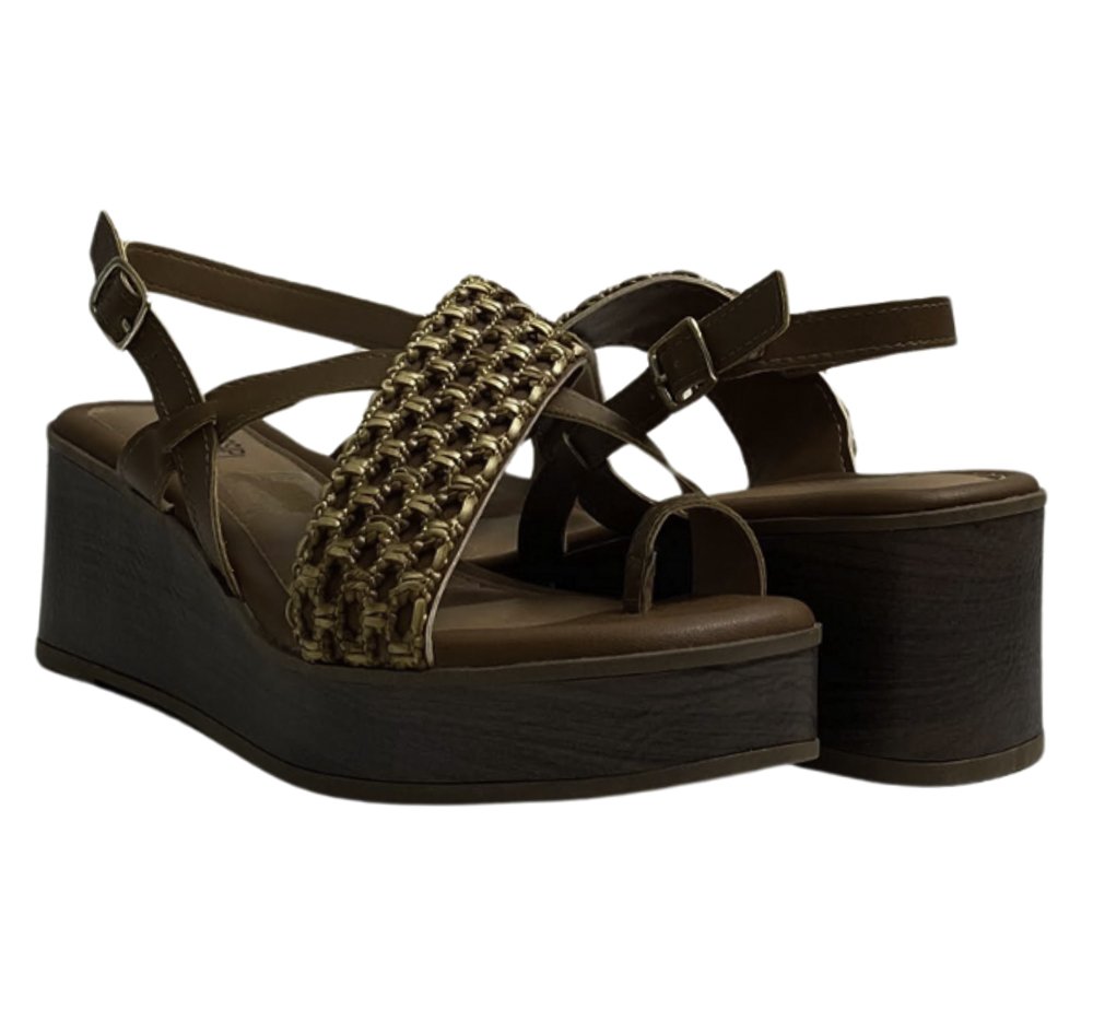 MISSISSIPI SANDALIA FEM Tabaco 4