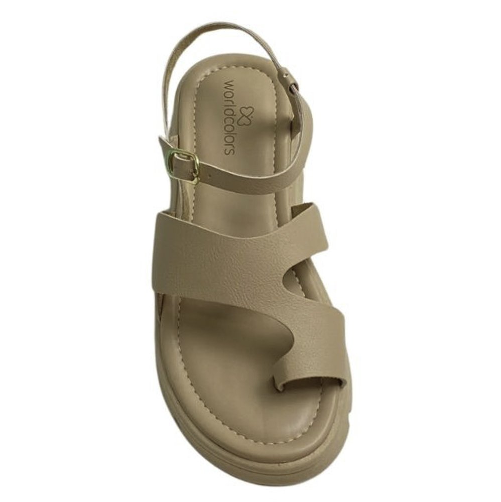 WORD COLORS SANDALIA INF FEM Bege 3