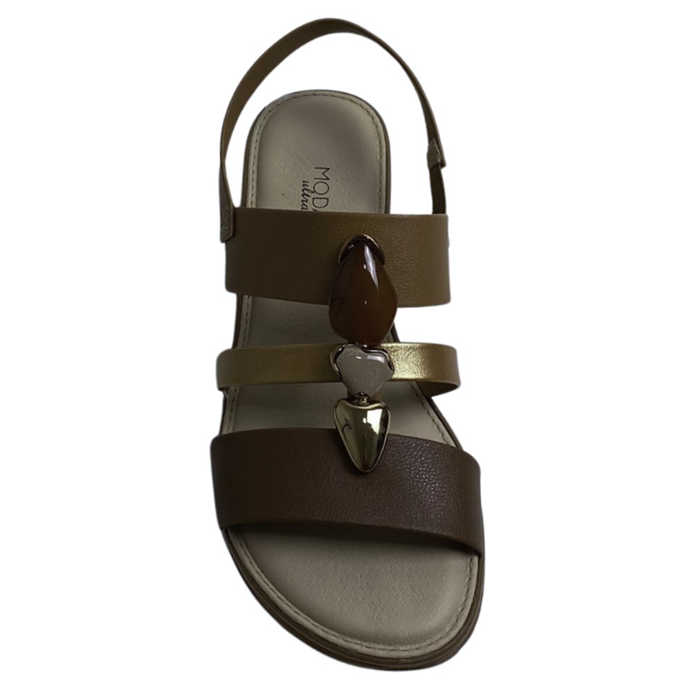 MODARE SANDALIA FEM Camel 3