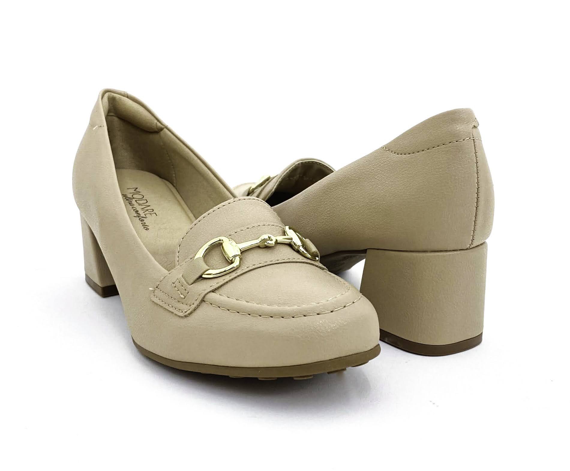 MODARE SAPATO FEM Bege 4