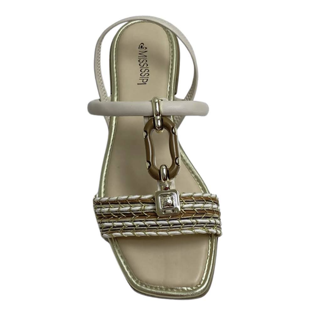 MISSISSIPI SANDALIA FEM Areia/Bege 3