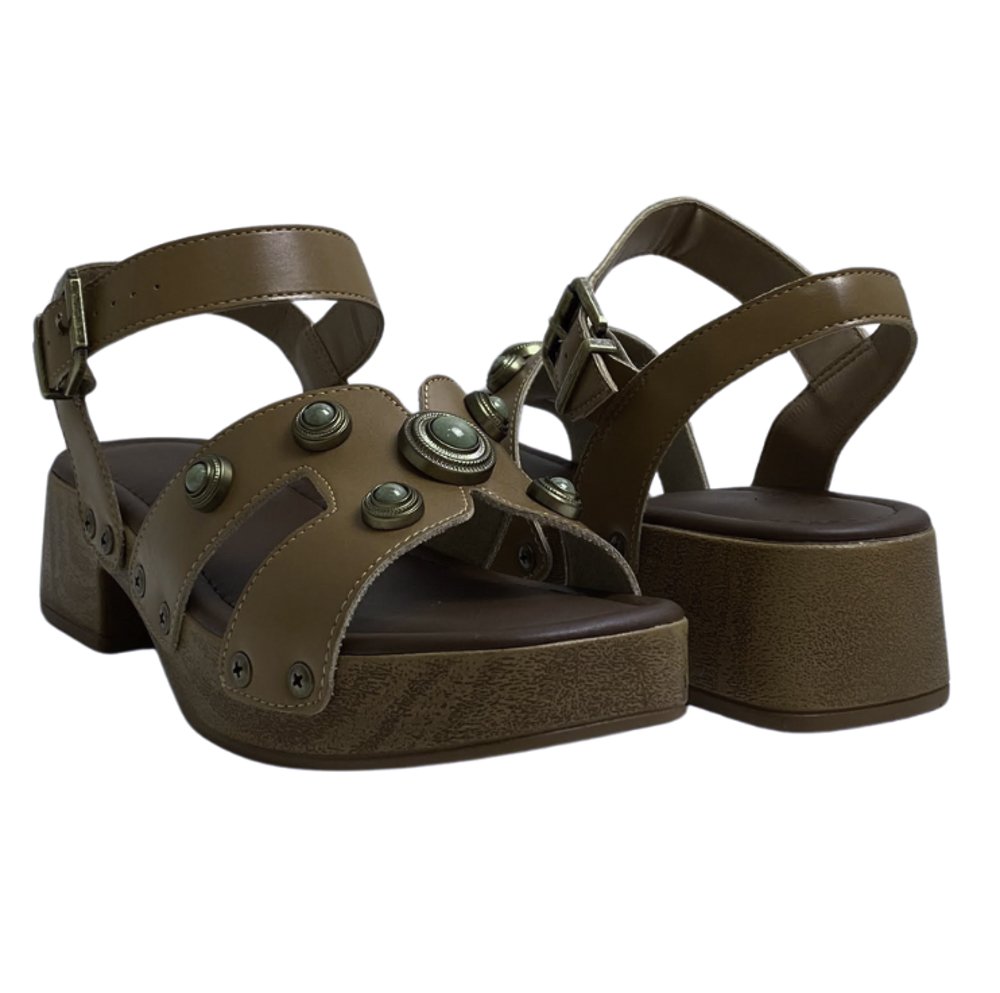 BEIRA RIO SANDALIA FEM Camel 4