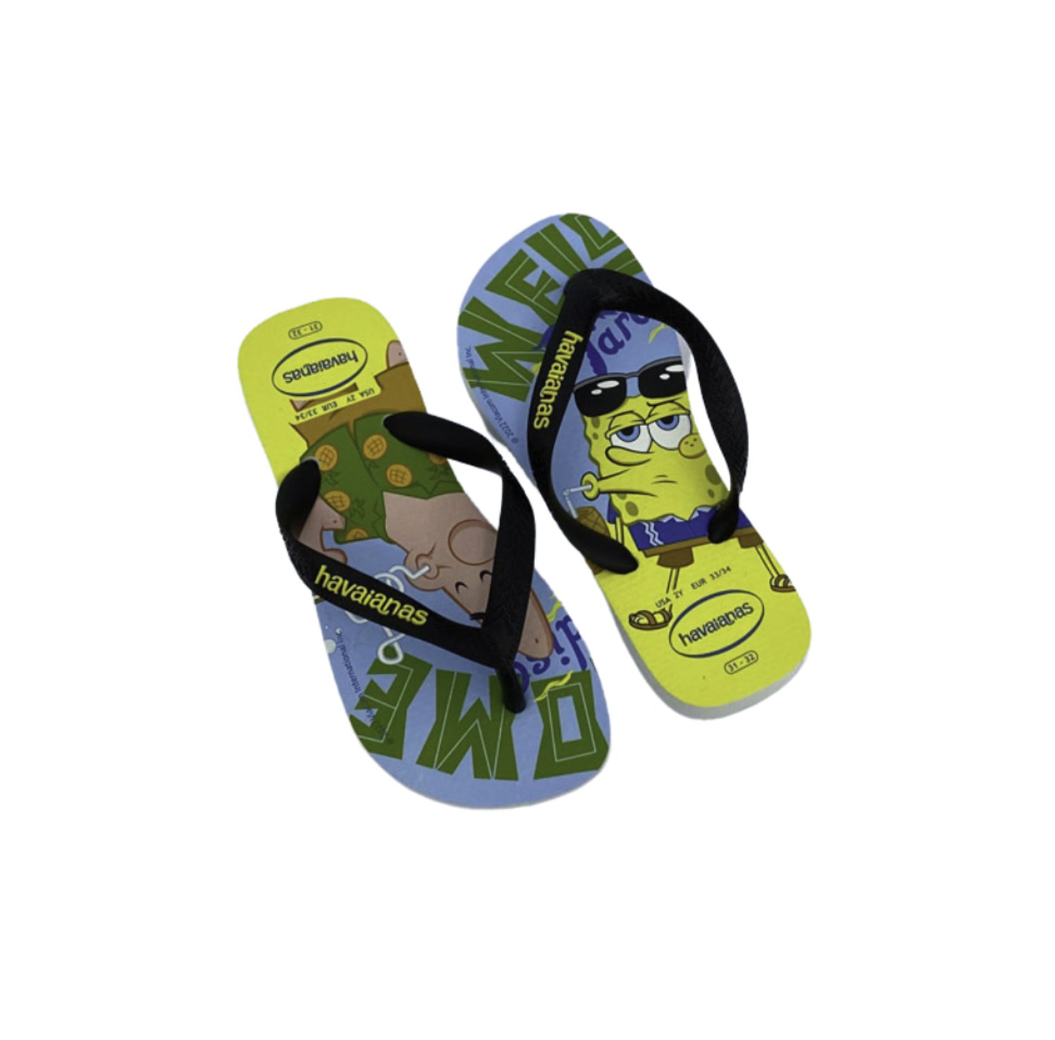 HAVAIANAS CHIN INF MASC SPONGEBOB Preto 4