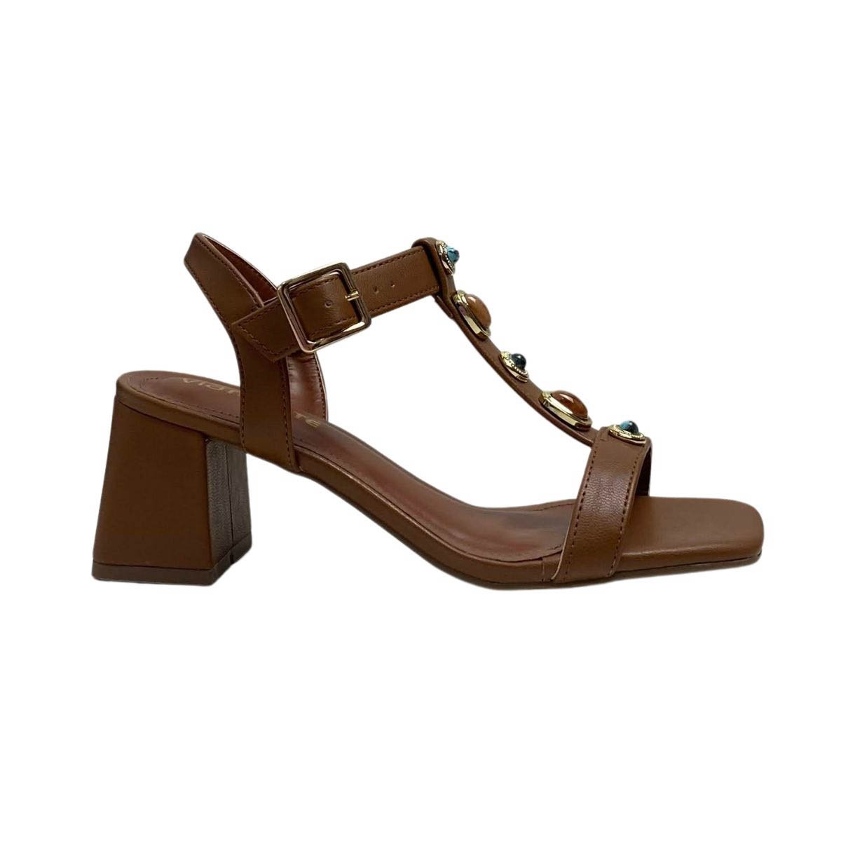 Sandália Via Marte Feminina 171036 Marrom