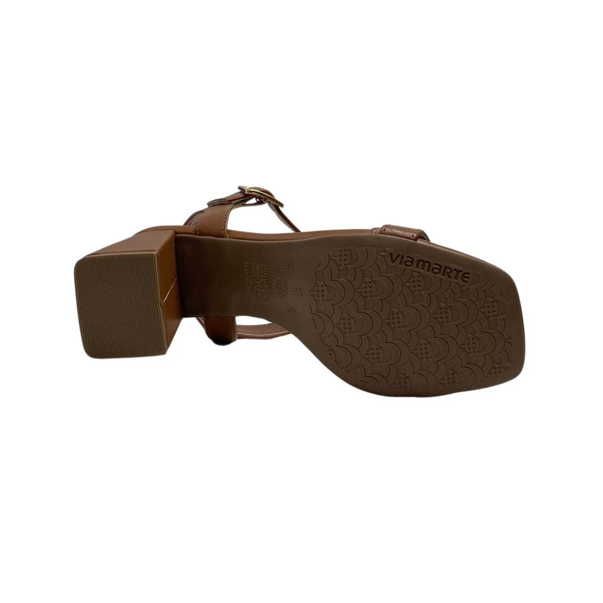 Sandália Via Marte Feminina 171036 Marrom Marrom 6
