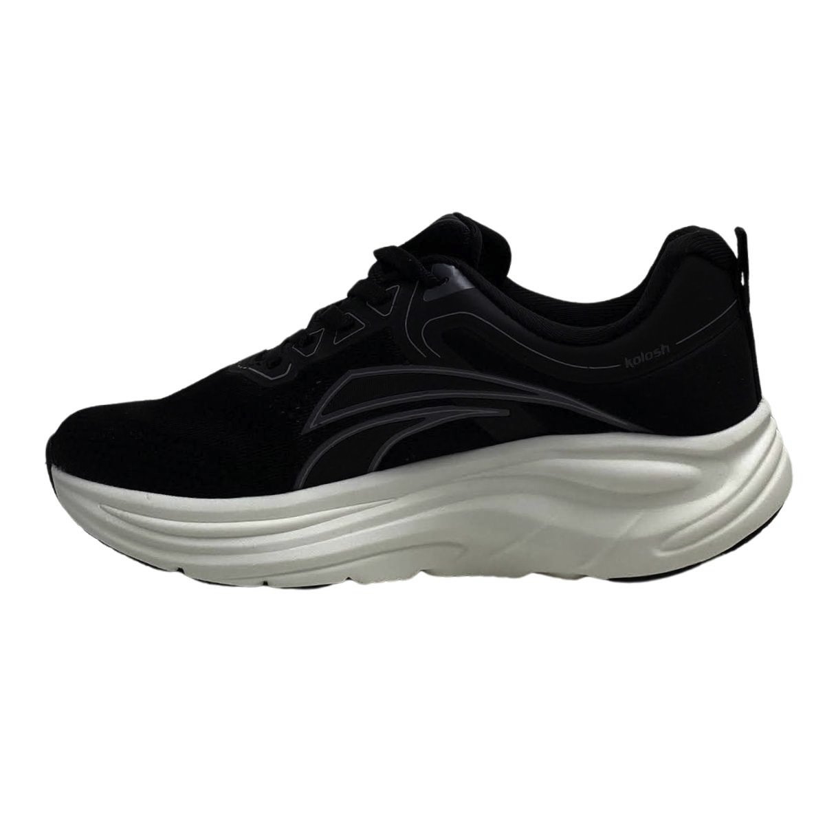 Tênis Kolosh Feminino Esportivo E0582 Preto Preto 3