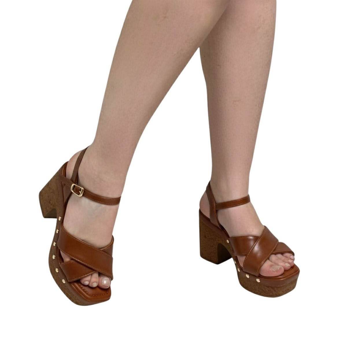 Sandália Bebecê T5110130 Marrom Marrom 2