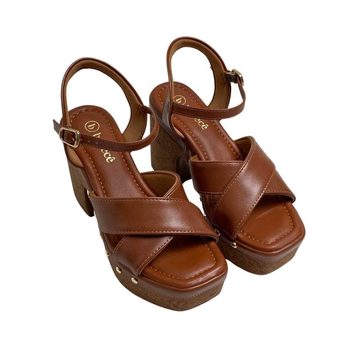 Sandália Bebecê T5110130 Marrom Marrom 4