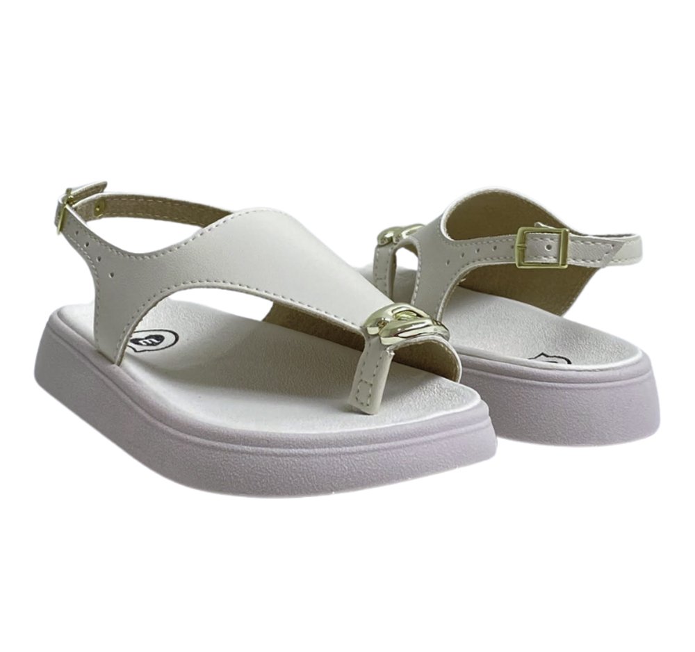 MOLEKINHA SANDALIA INF FEM Off White 4