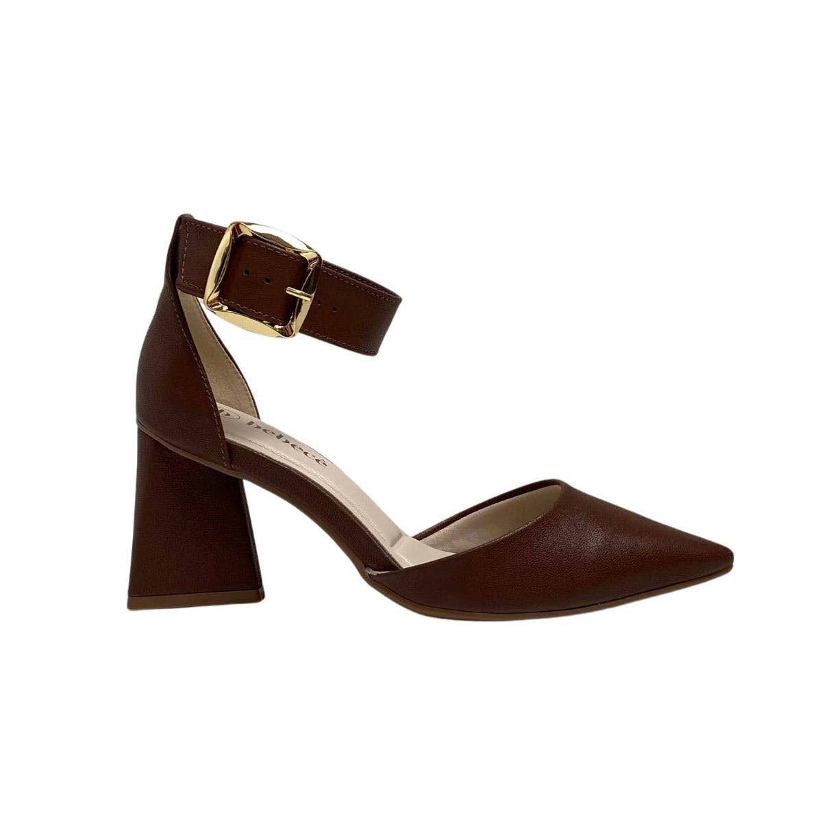 Sapato Bebecê Feminino T7024309 Marrom