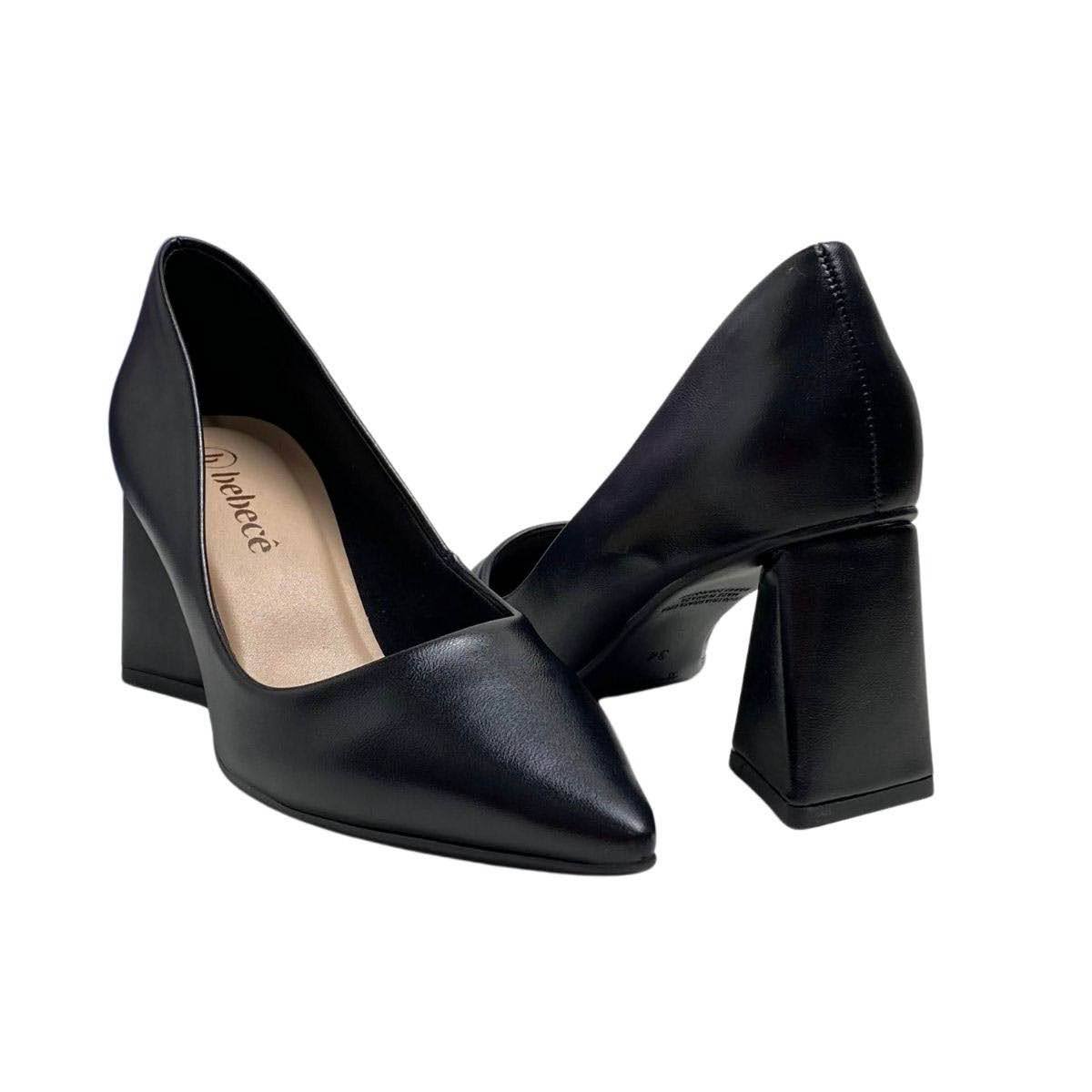 Scarpin Bebecê Feminino T7024261 Preto Preto 5