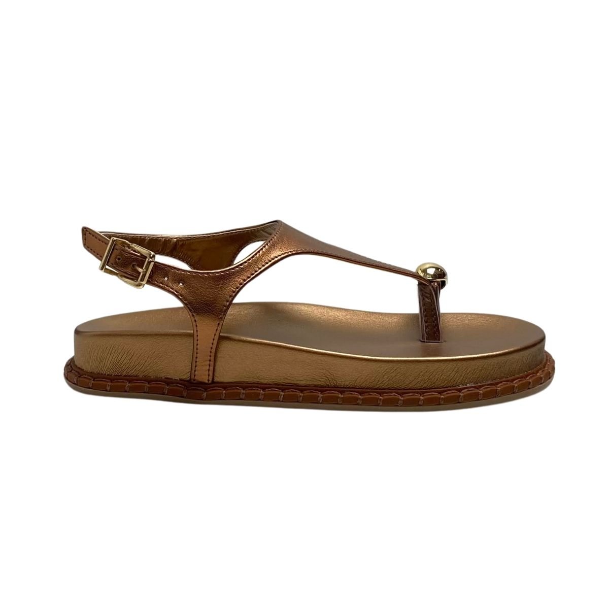 Sandália Via Marte Feminina 315001 Marrom